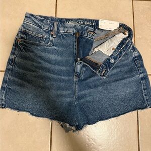 American Eagle Outfitters Women's Curvy mom shorts with stretch